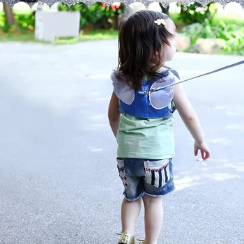 

Baby Kids Safety Harness Strap Toddler Walking Anti-Lost Rope Traction Rope Wings Angel Anti Drop Towing Line Kids Toddler