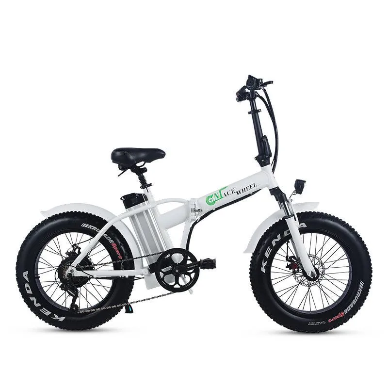 Flash Deal 48v 15ah Lithium Battery 20" Fat Tyre Electric Bike 500w Foldable Electric Fat Bike Disc Brake Fat Ebike 18