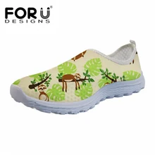 FORUDESIGNS/брендовая дизайнерская женская обувь с животными милый мультяшный рисунок женские кроссовки на плоской подошве легкие удобные женские лоферы