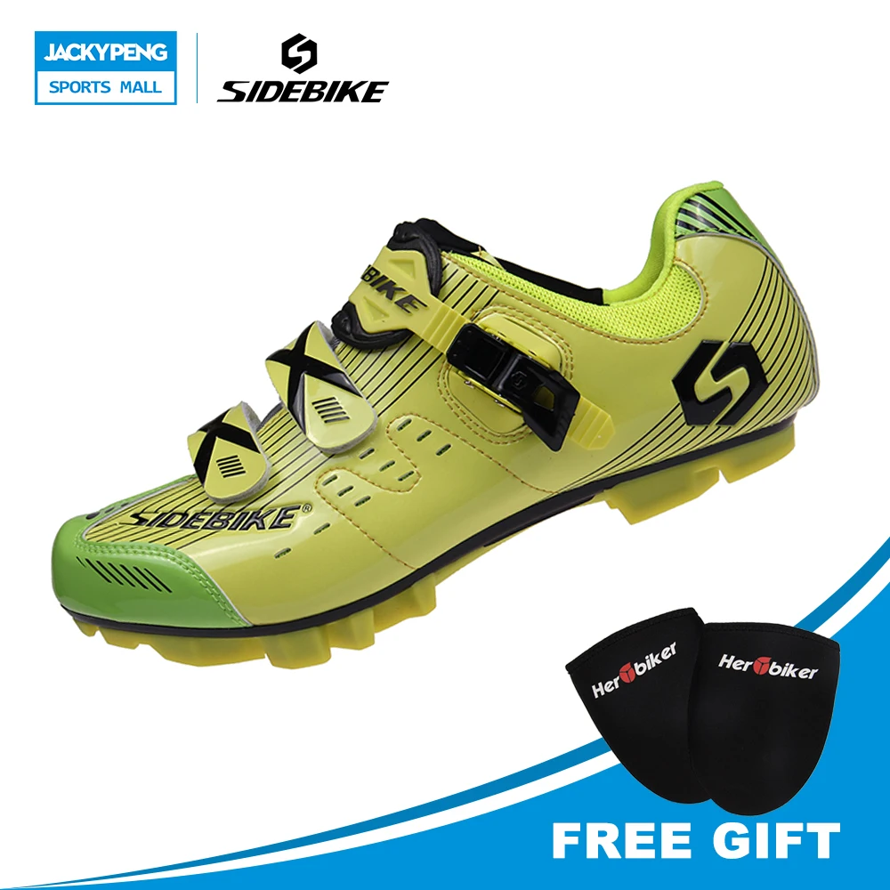 

SIDEBIKE Professional Men Cycling Shoes Mtb Mountain Lighted Shoes Sapatilha Ciclismo Estrada Bicycle Zapatos De Ciclismo Mtb