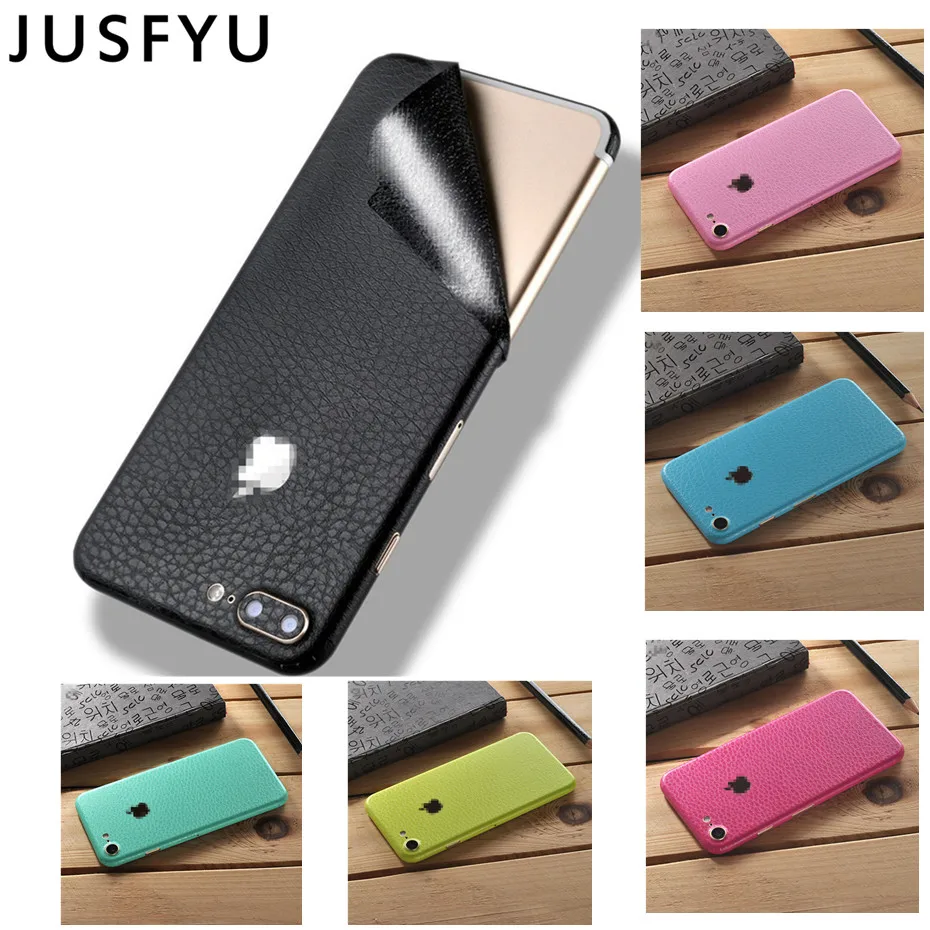 جلدية فاخرة الهاتف الجسم ملصق الجلد ل iphone 6 7 8 زائد X XS حالة غطاء واقي للهاتف المحمول التصميم ملصقات نمط الخلفي فيلم