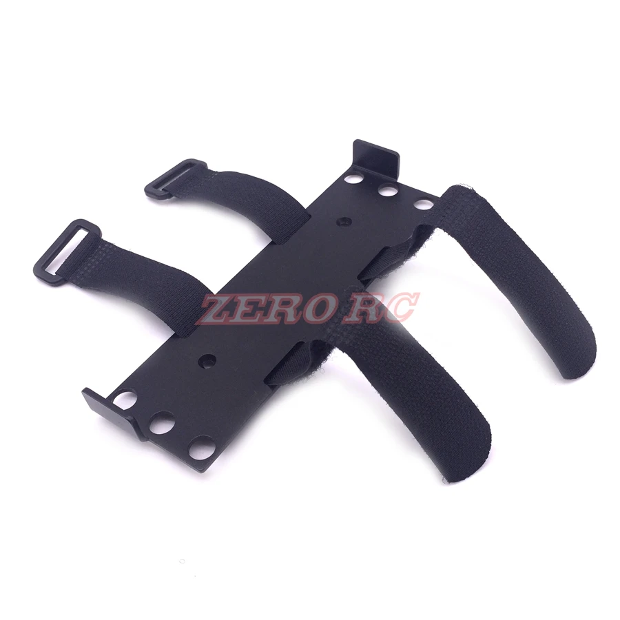 

1/10 RC Car Gelande 2 D90 FULL METAL Battery Skid Plate Carrier Holder With 2 Strip For RC4WD Defender D90 D110