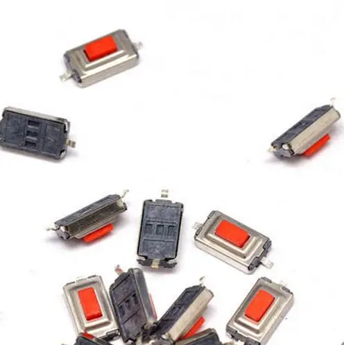 

10PCS/lot SMT 3x6x2.5MM 2PIN Tactile Tact Push Button Micro Switch Red Self-reset Momentary Free Shipping