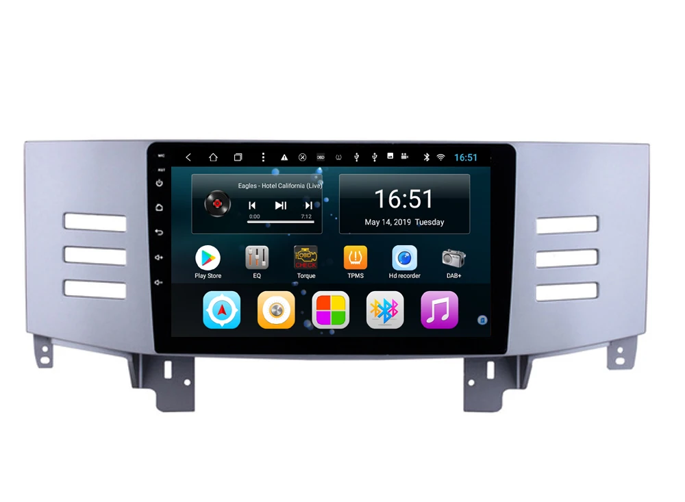 Car built-in Wifi Microphone GPS Navitel RDS Bluetooth Radio AM FM fast delivery for Toyota REIZ 2005-2009 9inch Android 8.1 | Автомобили