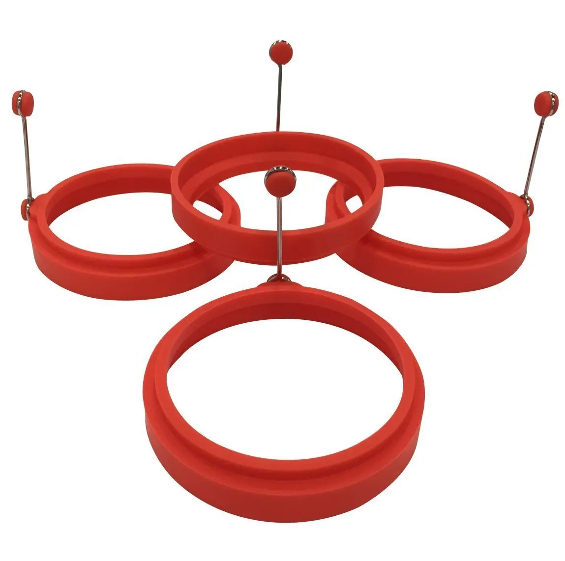 1pcs Round Silicone Egg Mold Ring Form For Eggs Pancake Fried Mold Ring Silicone Egg Shape Maker