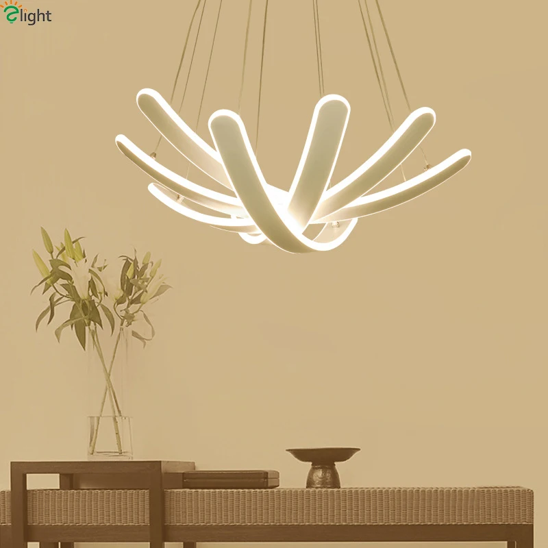 

Modern Novelty Dimmable Led Pendant Lights Aluminum Dining Room Led Pendant Lamp Bedroom Led Pendant Light Hanging Lamp Fixtures