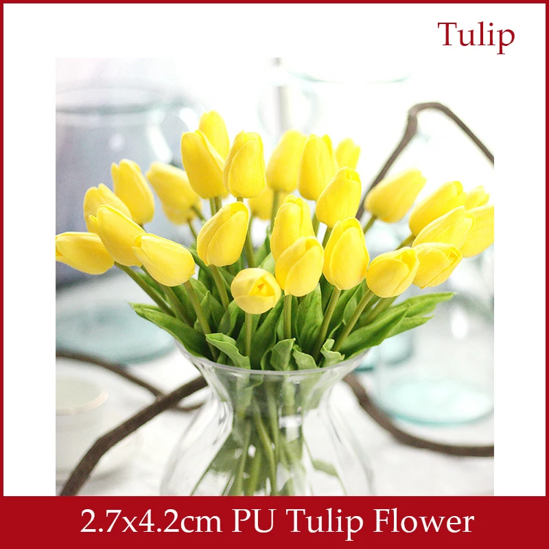

PU tulip flower artificial tulipany flores artificiales tulips tulipan fleur tulpen wedding flowers tulips for home decoration