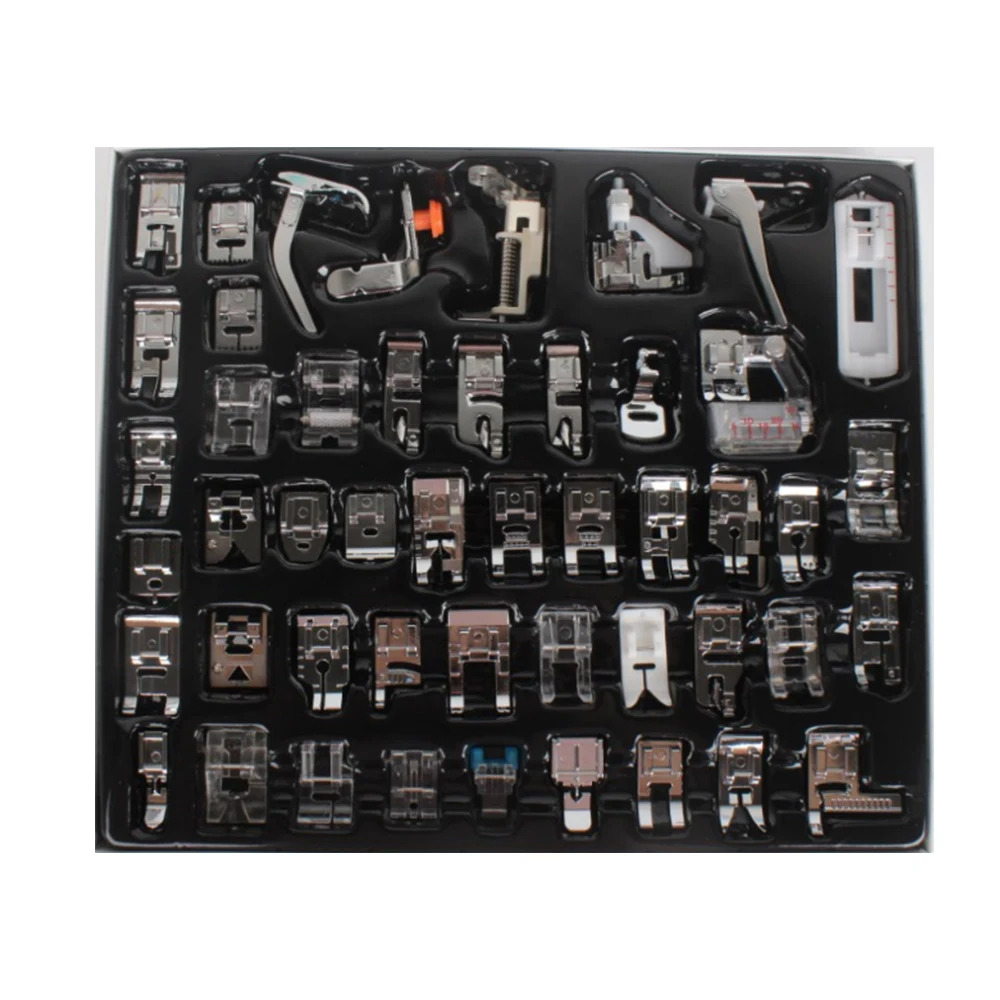 

32/48/62pcs Sewing Machine Feet Presser Feet Sewing Kit For Brother Singer Janom Mutifunction Sewing Machine Foot Accessories
