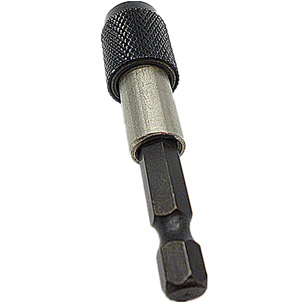Hex Shank Quick Release 60mm Drill Screw Magnetic Screwdriver Bit Holder