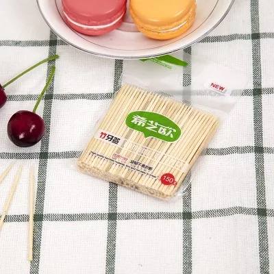 

Natural environmental protection bamboo toothpick promotion gifts 6.5CM Freeshipping