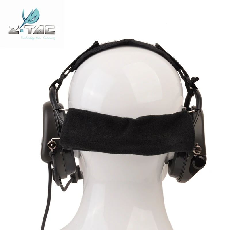 Fones de Ouvido Fone de Ouvido da Aviação Tactical Liberator Neckband Headset Ztac Militar Airsoft Softair Z039 z Tci ii 11 Esporte e Lazer