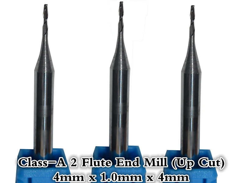 4mm*1.0mm*4mm,Freeshipping,CNC carbide end mill,woodworking router bit