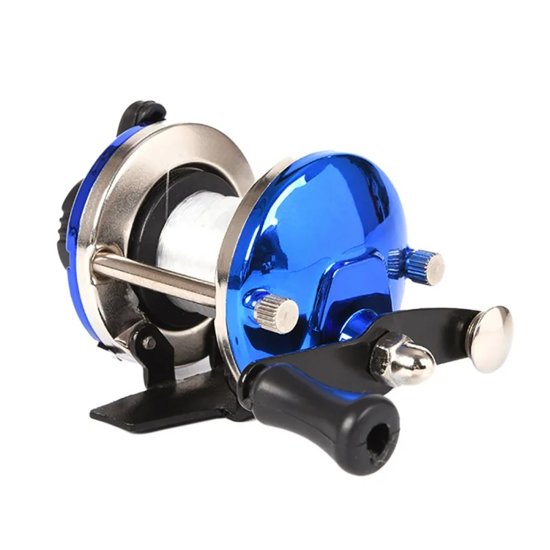 Fishing Reel Metal Reel 50M Wire Mini Metal Bait Casting Spinning Fishing Reel  Fishing Reel Parts