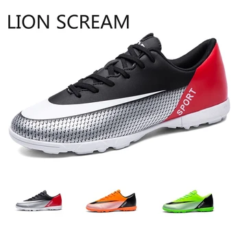 

Lion Scream Football Sneakers Soccer Shoes for Men Kids Indoor Turf Spike Superfly Futsal Original Comfortable Waterproof Boots