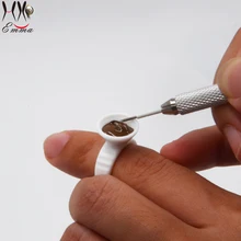 400 шт/партия одноразовый инструмент для наращивания ресниц клеевые кольца клей тату пигмент хорошо держатель инструменты волосы булочка чашки небольшой размер