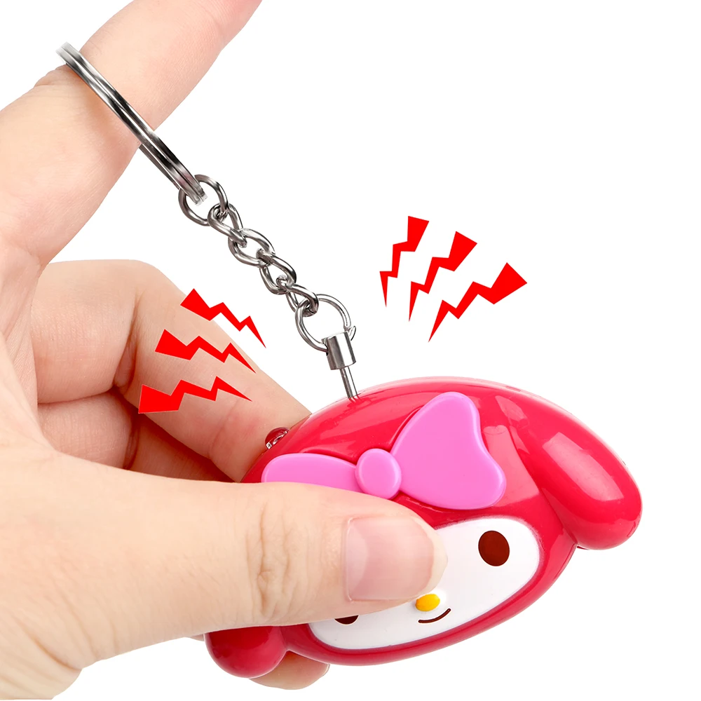 Car Key Ring Keyring Loud Self Defense Alarm Cute Girl Women Security