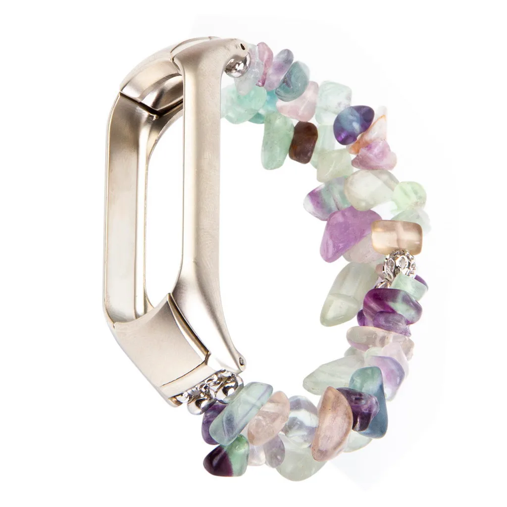 Браслет ювелирные изделия замена часы браслет ремешок для Xiaomi Mi группа 3 Смарт аксессуары часы полосы браслет ремешок - Цвет: A