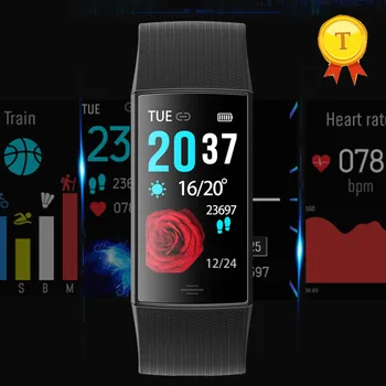 

Large Color Screen Fitness Smart Band Heart Rate Blood Pressure Monitor bracelet finding IP67 waterproof Smart Band wristband