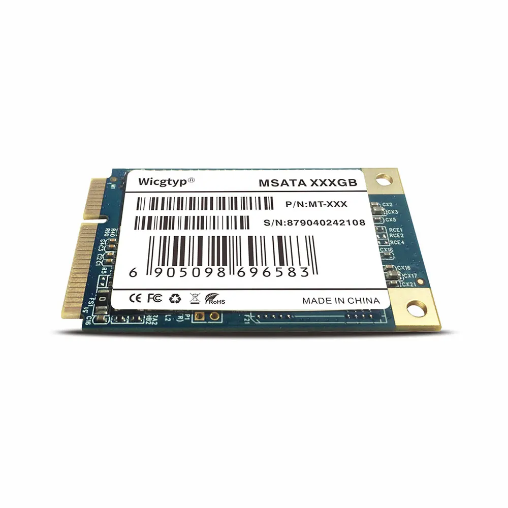 Фабрика Wicgtyp mSATA SSD 64G 128GB 256GB SATAIII 512GB жесткий диск Mini SATA hdd твердотельный накопитель