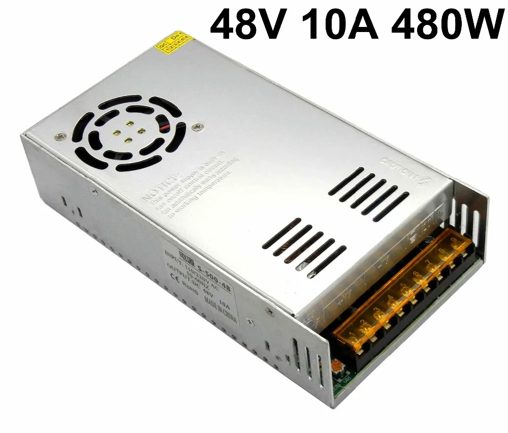 dc power 48v to Driver 48V ac switching dc supply 10A 480W power