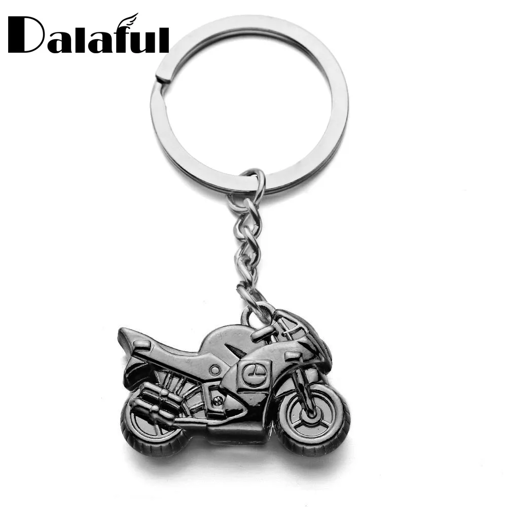 

Chic Metal Motorbike Autocycle Key Chains Rings Holder Exquisite Gift Man Keyrings KeyChains For Car Chaveiro Innovative K261