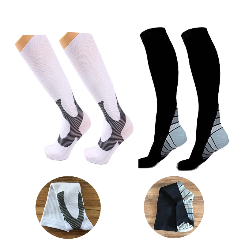 white and grey heel