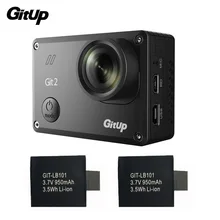 Gitup Git2 Камеры Спорт Камеры Full HD 1080 P 2 К 30fps Wi-Fi действий Камеры Новатэк 96660 Открытый DV + 2 Шт. Дополнительные 950 мАч Батареи