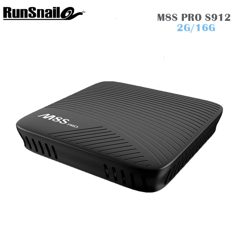 

2017 M8S PRO Android 7.1 Smart TV Box Max RAM 2GB/16GB DDR4 16GB Amlogic S912 64 Bit Octa Core UHD 4K 2.4G/5G WiFi Set-top Box