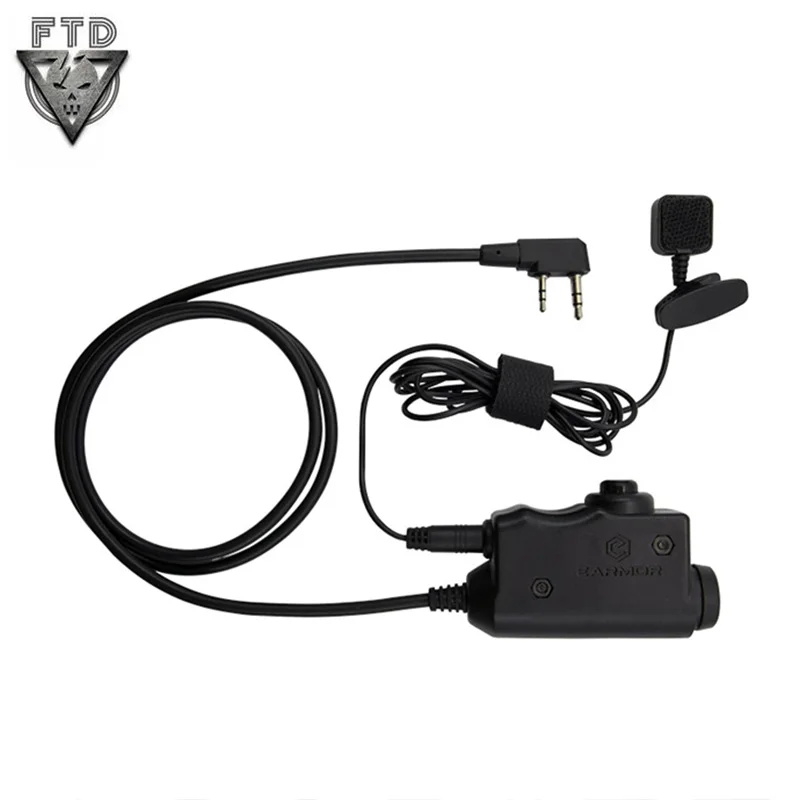 Армейский адаптер opsman Earmor M52 PTT Airsoft тактическая гарнитура Kenwood для MSA Sordin/3M