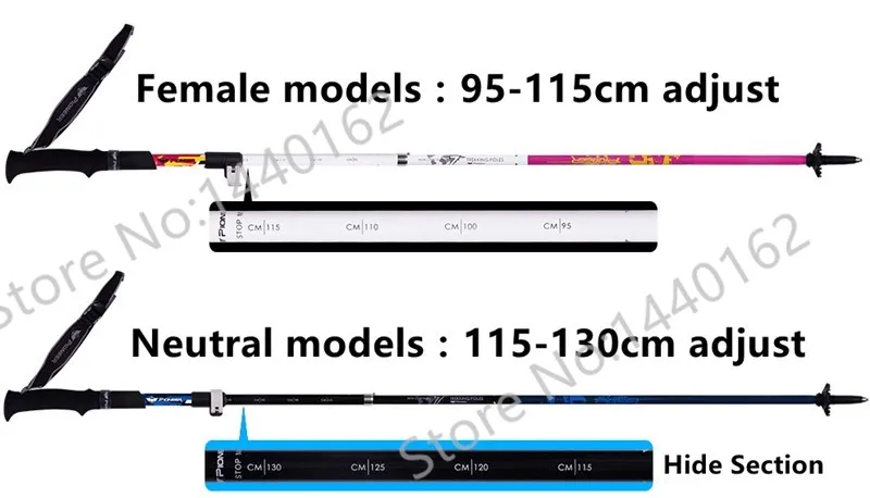 TP016 5 Section Trekking Poles 02