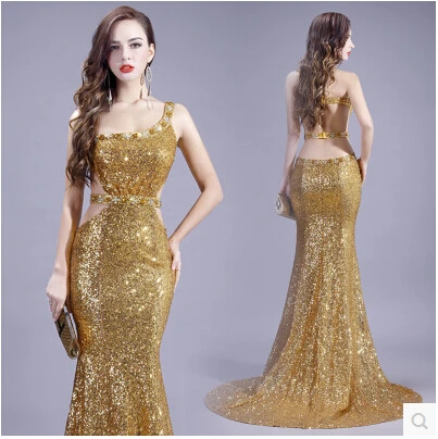 sequin loaded gown