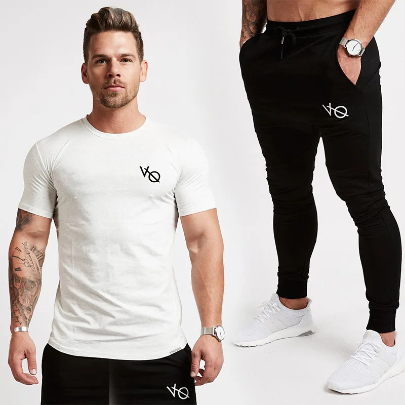 Brand 2018 Spring Summer Men's Fashion Sportswear VQ Shirt +Joggers Sets Clothes Track Tracksuits Male Plus Size Men Set Drop Sh Brand 2018 Spring Summer Men's Fashion Sportswear VQ Shirt +Joggers Sets Clothes Track Tracksuits Male Plus Size Men Set Drop Sh