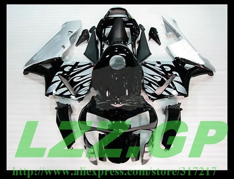 100 Fit Injection Mold Fairing Kits Black Flame For HONDA CBR600 RR 100-fit-injection-mold-fairing-kits-black-flame-for-honda-cbr600-rr