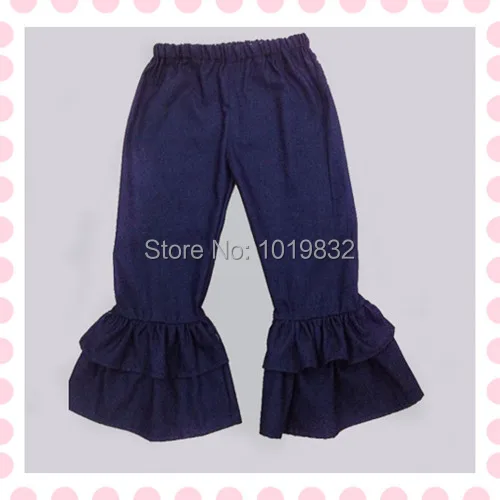 

Kids Girls Demin Jeans Children Fashion Ruffle Leggings