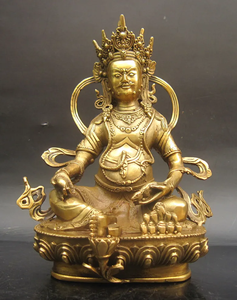 

wholesale bronze factory Copper wealth buddha decoration bronze statue lucky fortune