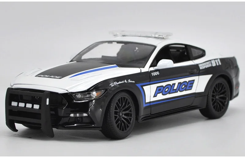 Модель литая в масштабе 1:18 для Ford Mustang GT 5 0 2015 миниатюрная Коллекционная