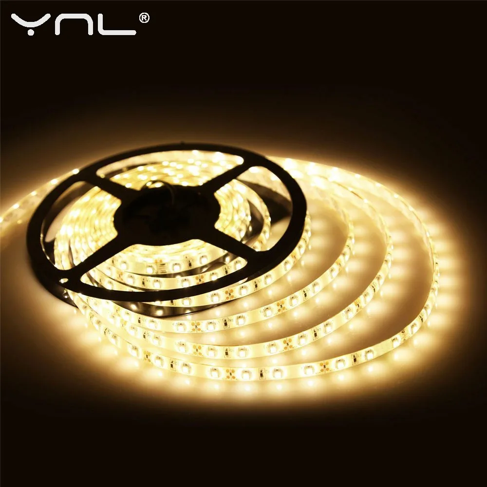 Светодиодная лента YNL RGB SMD 2835 12 В 4 шт. холодный теплый белый синий зеленый красный