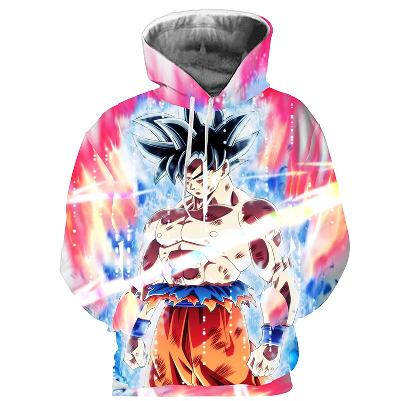 

Cloudstyle 2018 3D Goku Hoody Sweatshirt Cartoon Pullover Hoodies Long Sleeve Dragon Ball Jacket Thin Tracksuits Plus Size 5XL