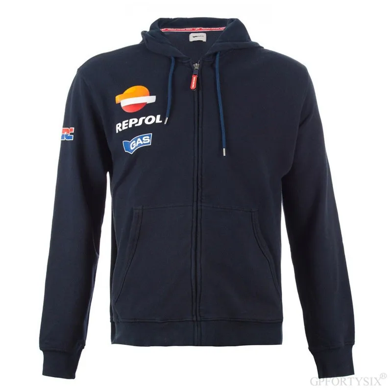 

Moto GP Motorcycle Repsol Hoodies for Honda HRC Endurance Racing Riding Zip Up Sweatshirt Jacket