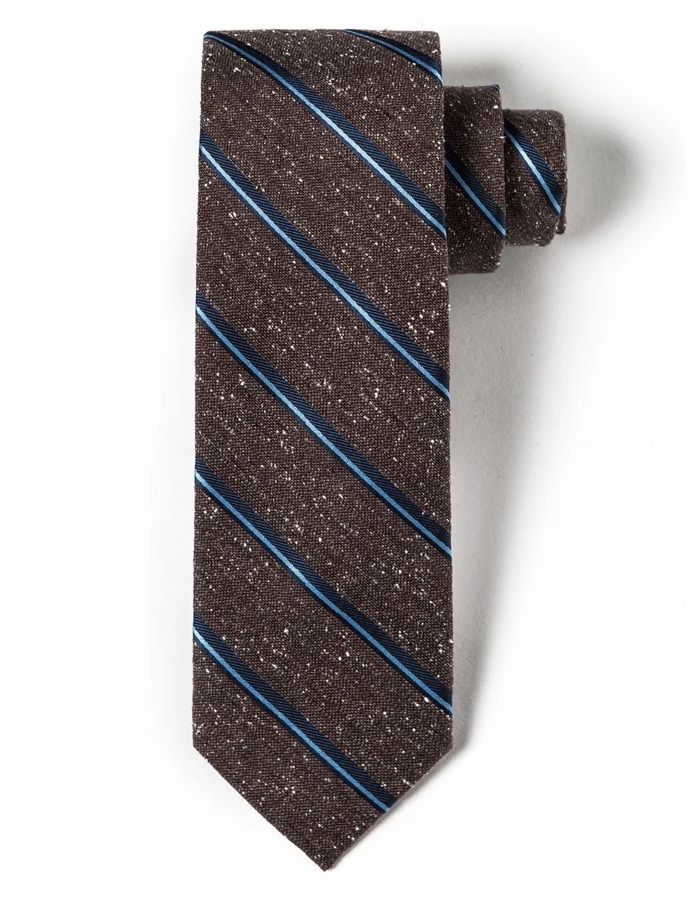 Origin Ties 100 Silk 2.5" Skinny Tie Handmade Men's Splattered Striped