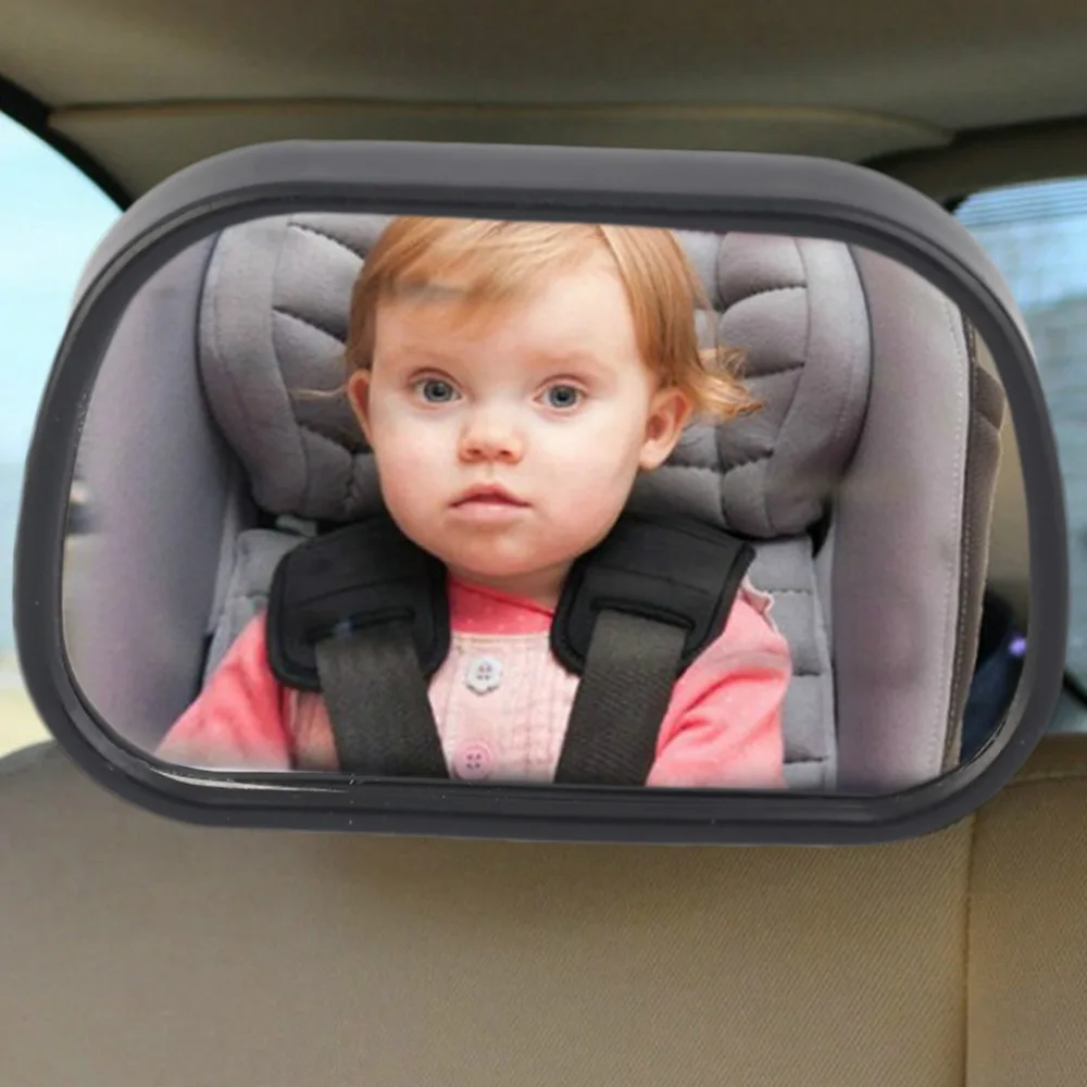 

Tirol New Adjustable Car Back Seat Mirror Baby Facing Rear Ward View Headrest Mount Mirror Square Safety Baby Kids Monitor