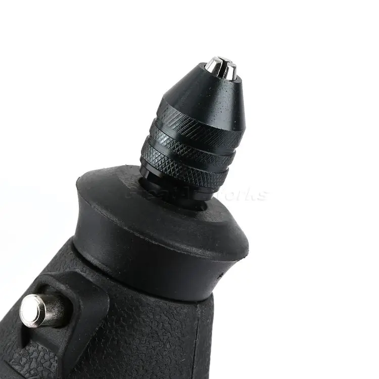 Dopee черный Универсальный многофункциональный быстросменный патрон для шлифовального станка Dremel вращающиеся инструменты 0,3-3,2 мм более быстрые сверла