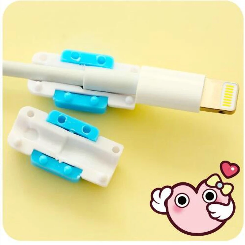 Dehyaton простой милый защитный шнур для передачи данных чехол намотки кабеля iPhone USB