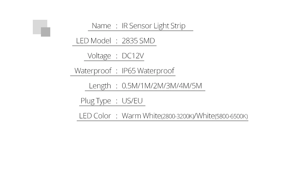EeeToo LED Strip Light 2835 SMD Waterproof Proximity Switch LED Strip Ribbon 1M 2M 3M 4M 5M Flexible Strip Light for Living Room (3)