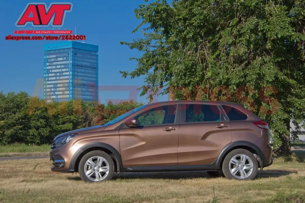 Расширители и крышки пороговые арки для Lada X Ray 2015 1 комплект 10 шт. пластик АБС