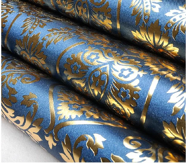 2014new decorative waterproof gold foil PVC wallpaper 