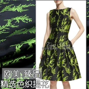 

160cm flower pattern jacquard brocade fabric fashion dress clothing brocade fabric dress jacquard fabric wholesale cloth