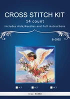 Высокое качество красивый прекрасный Счетный набор вышивки крестом японская девица девушка женщина леди dim 35109 - Цвет: Темный хаки