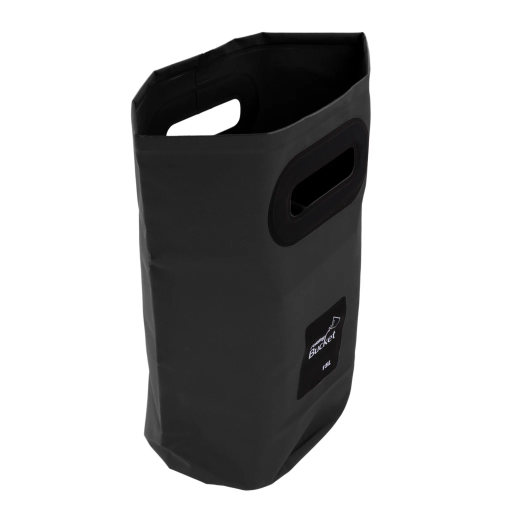 Foldable Camping Bucket Trash Can Living Room Garbage Bin Washing Laundry Picnic Lunch Bags For Women Kids 