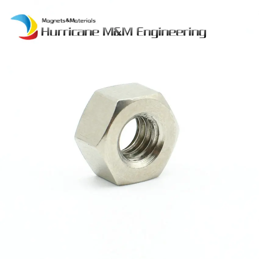 

24/50 pcs 1/4-UNC US Units Imperial Units Titanium Nut Original Ti Color Not Polished Grade 2 Titanium Screw Ti Fastener